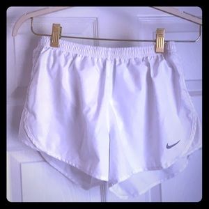 Nike Tempo Dry Fit White 3” Running Shorts